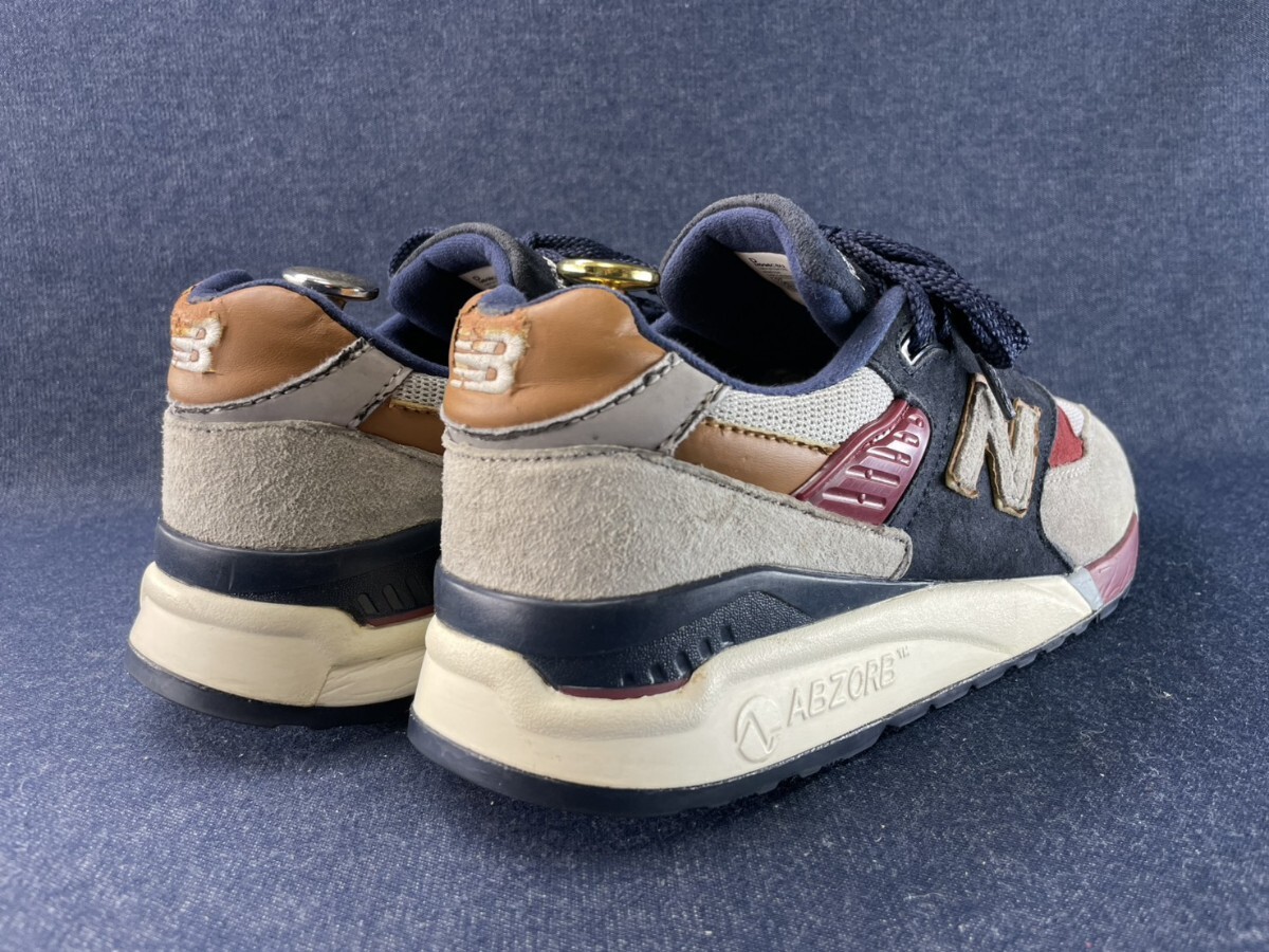 名機降臨！定3万円！USA製/生産終了ヘリテージカラー！ニューバランス【M998CSU/ABZORB】スニーカー！ネイビー×グレー 25cm/US7_画像6