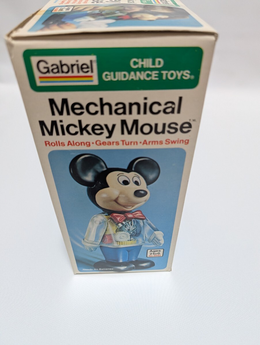 【超希少・箱付き】1970年代 Gabriel社製 メカニカル ミッキーマウス / 当時物 ディズニー レトロ_画像9