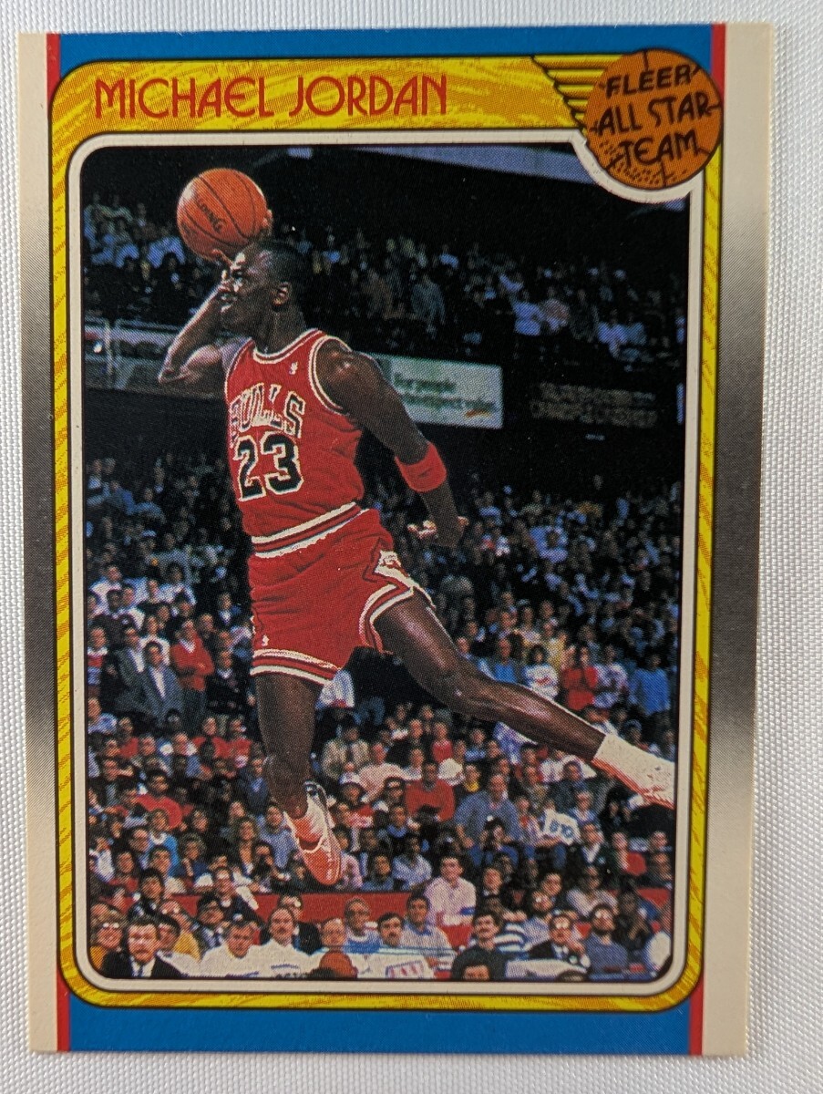 1988 Fleer All-Star #120 マイケル・ジョーダン NBA カード (Michael Jordan / Chicago Bulls / 当時物)_画像1