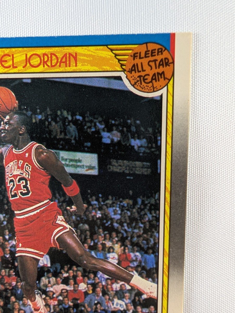 1988 Fleer All-Star #120 マイケル・ジョーダン NBA カード (Michael Jordan / Chicago Bulls / 当時物)_画像5