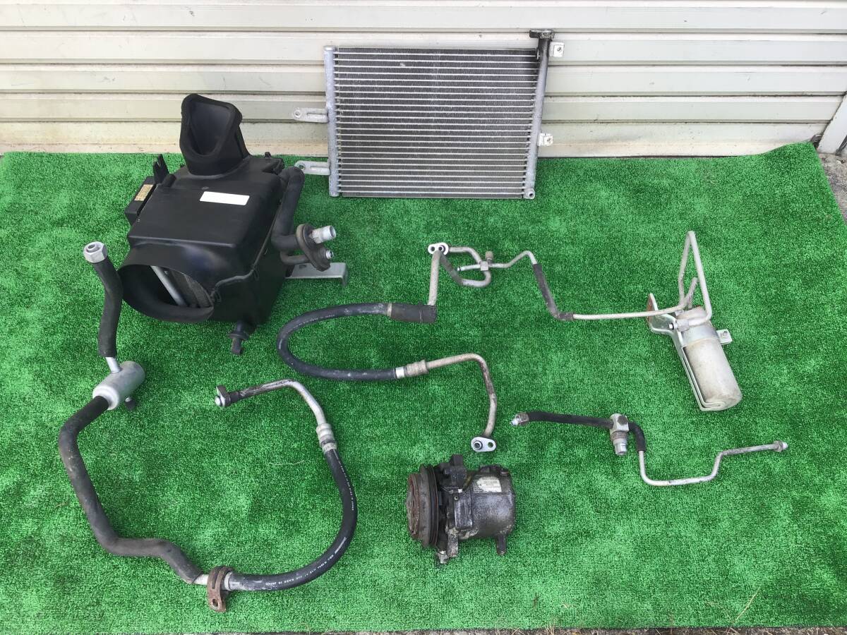 EA11R　カプチーノ　5MT　F6A　(G6)　R12　エアコン　配管　コンプレッサー　エキパン　コンデンサー　　_画像1