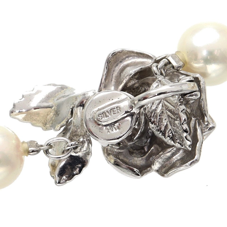 SV金具 アコヤパール ロングネックレス 8.0~8.5mm 真珠■08C09_画像7