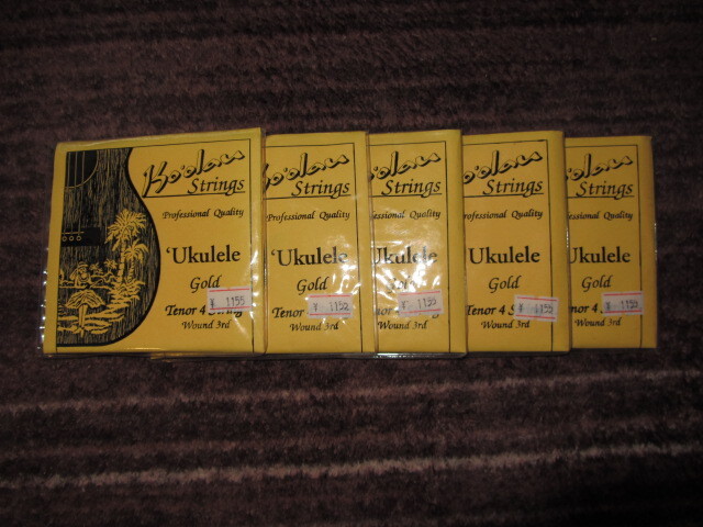 KO'OLAU コーラウ テナー弦 STRINGS WOUND 3RD ウクレレ弦セット 3弦のみ巻弦_画像1