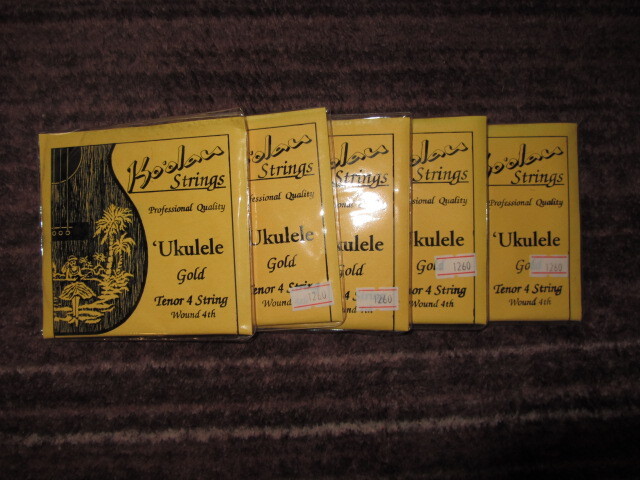 KO'OLAU コーラウ テナー弦 STRINGS テナー用 ウクレレ弦セット Low-G弦 / ラスト1セット_画像1