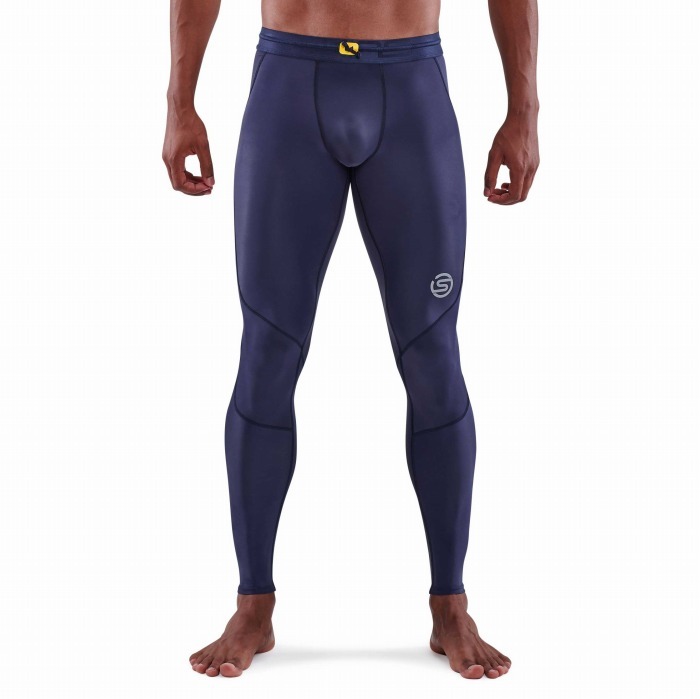 SKINS(スキンズ) SERIES-3 メンズロングタイツ 46(M) 098ネイビー_画像1