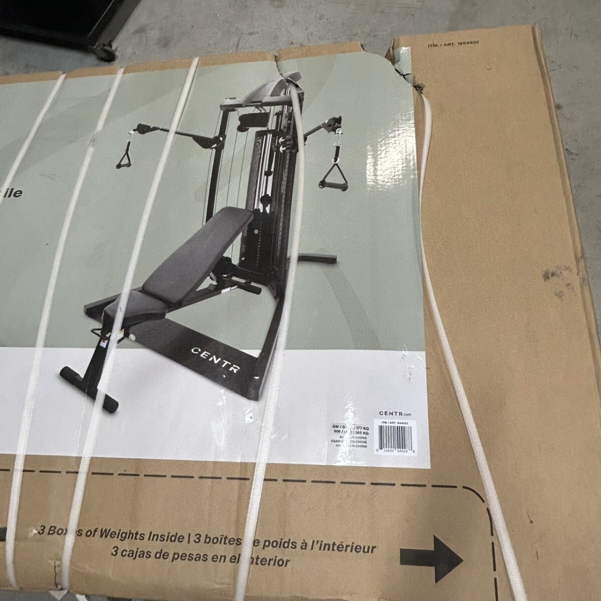 新品 CENTR 1 シングルスタックファンクショナルトレーナー トレーニングジム パレット発送(1)_画像4