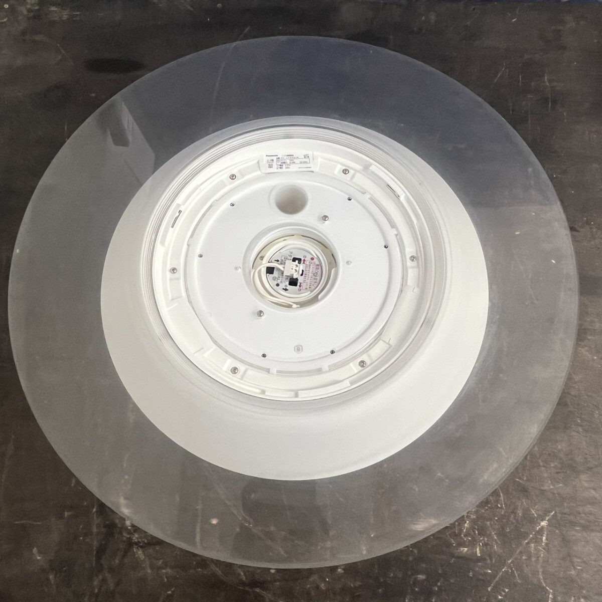 Panasonic パナソニック LEDシーリングライト HH-CF0892A 2021年製 LED照明器具 ~12畳 リモコン付 パネルシリーズ 丸型タイプ 動作確認済み_画像7