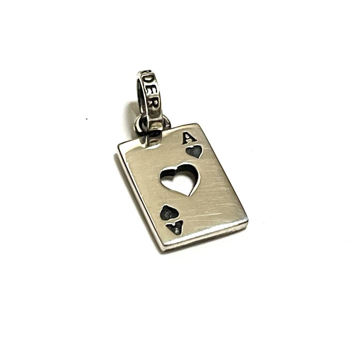 прекрасный товар * Royal Order ACE OF HEART Ace ob Heart * обычная цена :20900 иен * Heart подвеска * карты узор *silver925