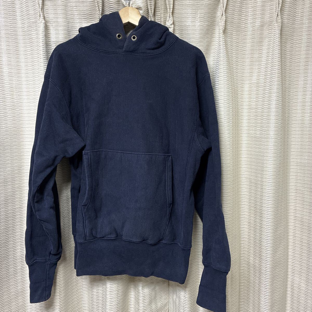 チャンピオン　リバース　ネイビー　単タグ　復刻　L made in USA_画像1