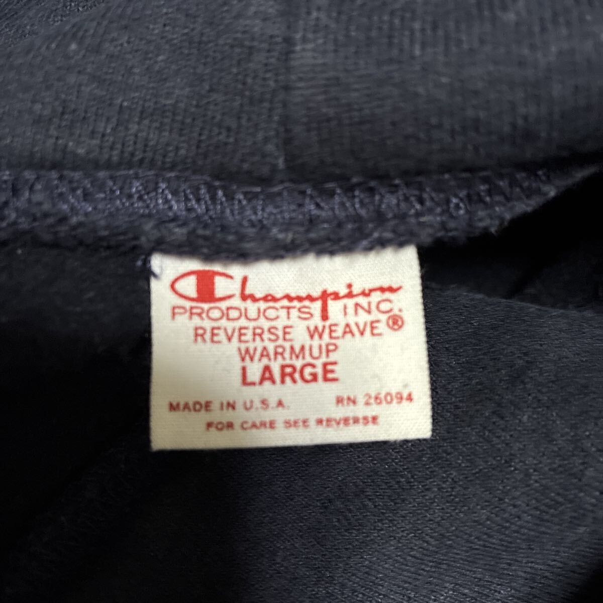 チャンピオン　リバース　ネイビー　単タグ　復刻　L made in USA_画像3