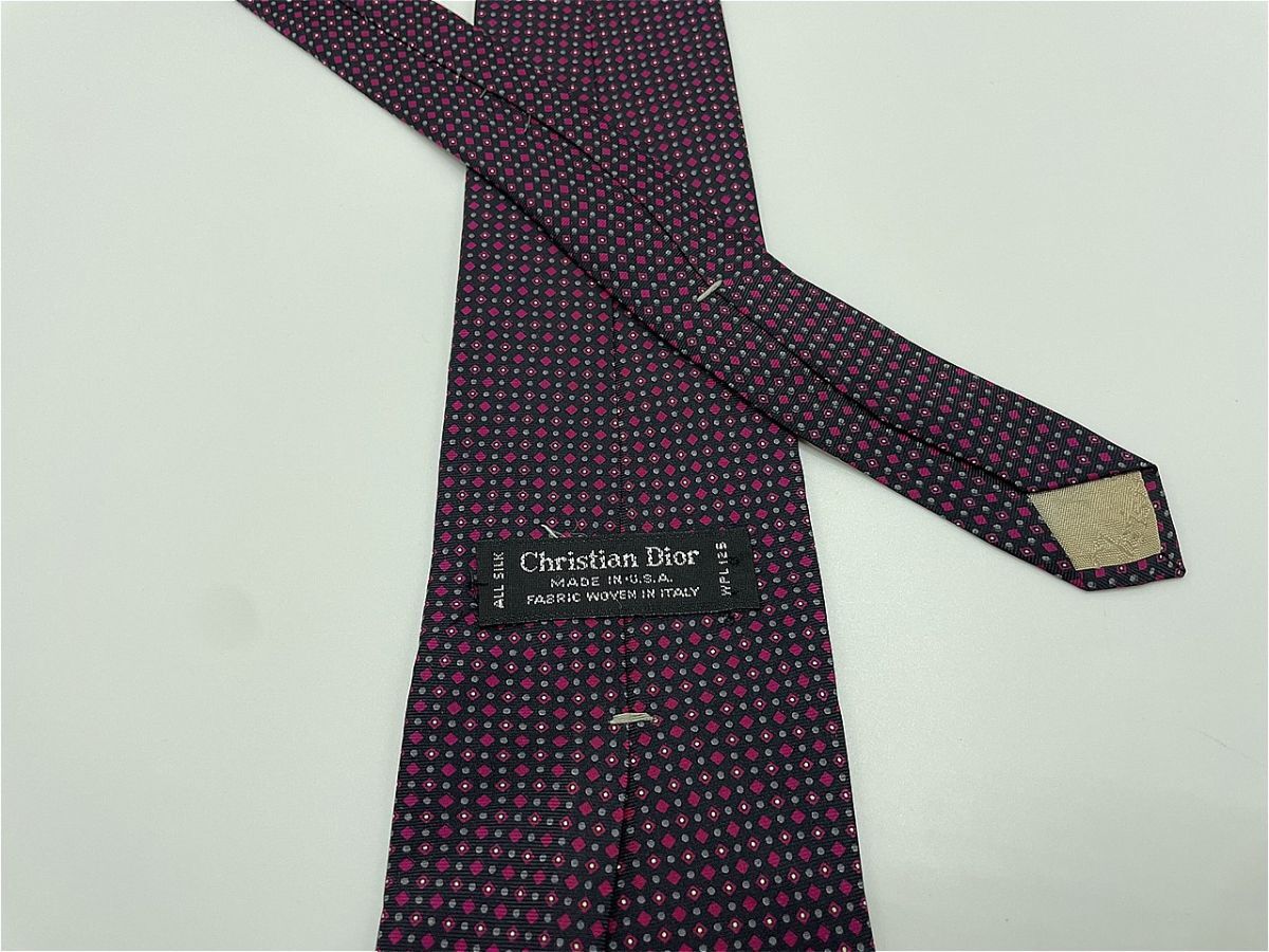 [ очень красивый товар ]ChristianDior Dior точка рисунок галстук 3шт.@ и больше бесплатная доставка мужской оттенок черного 0904107