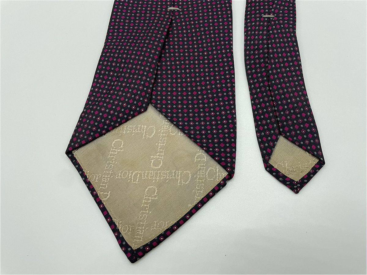 [ очень красивый товар ]ChristianDior Dior точка рисунок галстук 3шт.@ и больше бесплатная доставка мужской оттенок черного 0904107