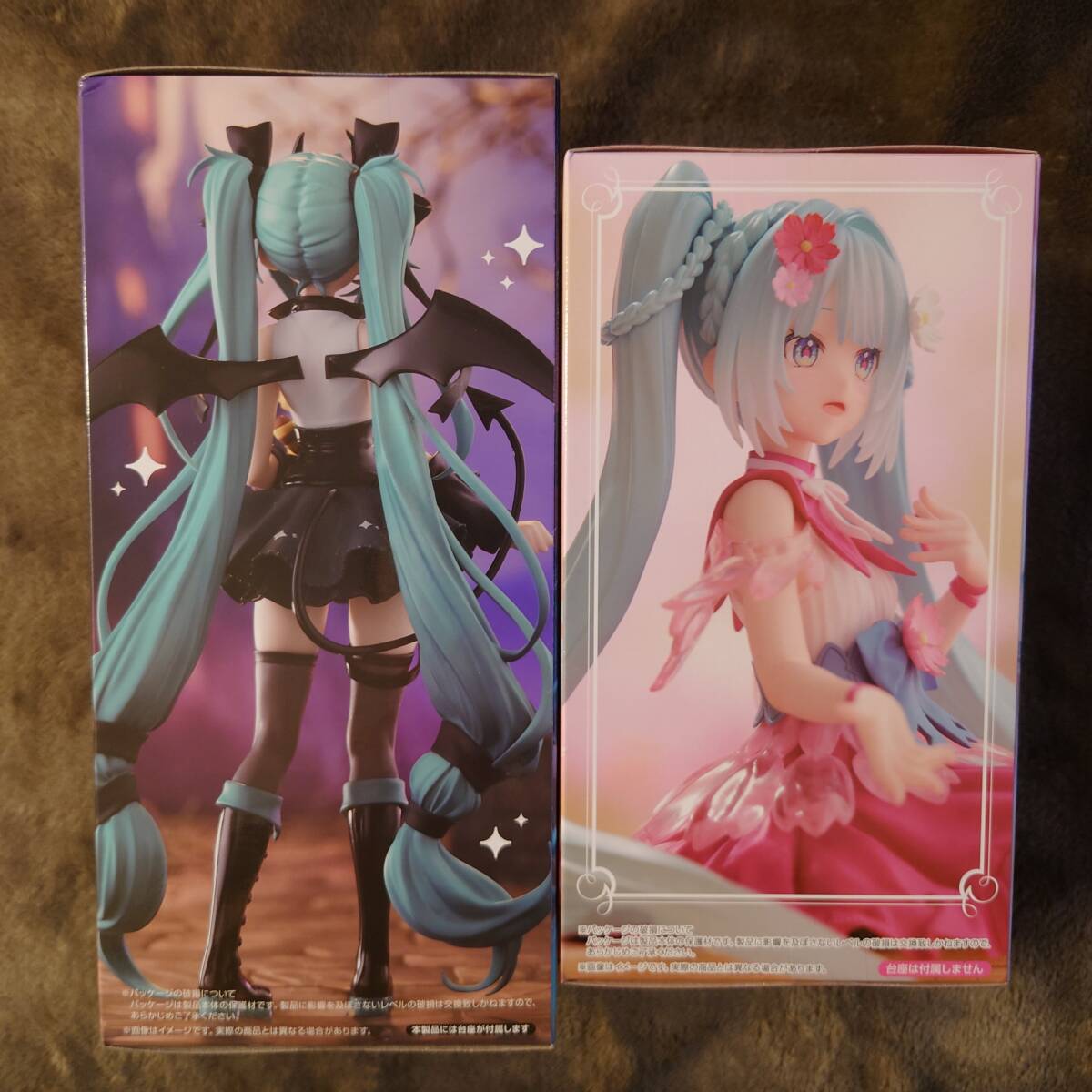【未開封】初音ミク フィギュア2種 『初音ミク×ラスカル Trio Try iT Figure 悪魔/ぬーどるストッパーフィギュア Flower Fairy コスモス』_画像3