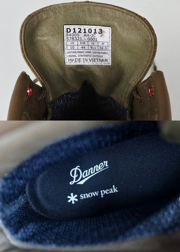 Danner x snow peak FIELD PRO GORE-TEX D121013 size US 10 JP 28 Danner Snow Peak Gore-Tex mountain ботинки b9887