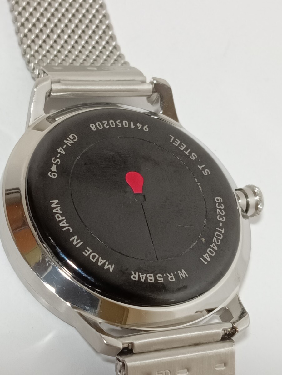 1円【良品/稼働】Paul Smith ポールスミス 腕時計 6323-T024041 デイト　ブルー文字盤　メンズ_画像4