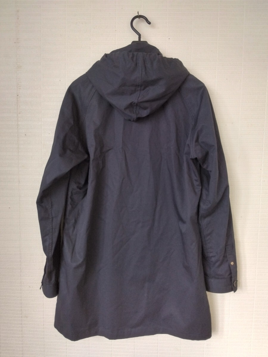 nano universe ナノ ユニバース フード フーデッド フーディー M ネイビー 紺_画像3