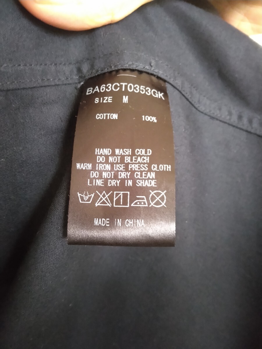 nano universe ナノ ユニバース フード フーデッド フーディー M ネイビー 紺_画像6