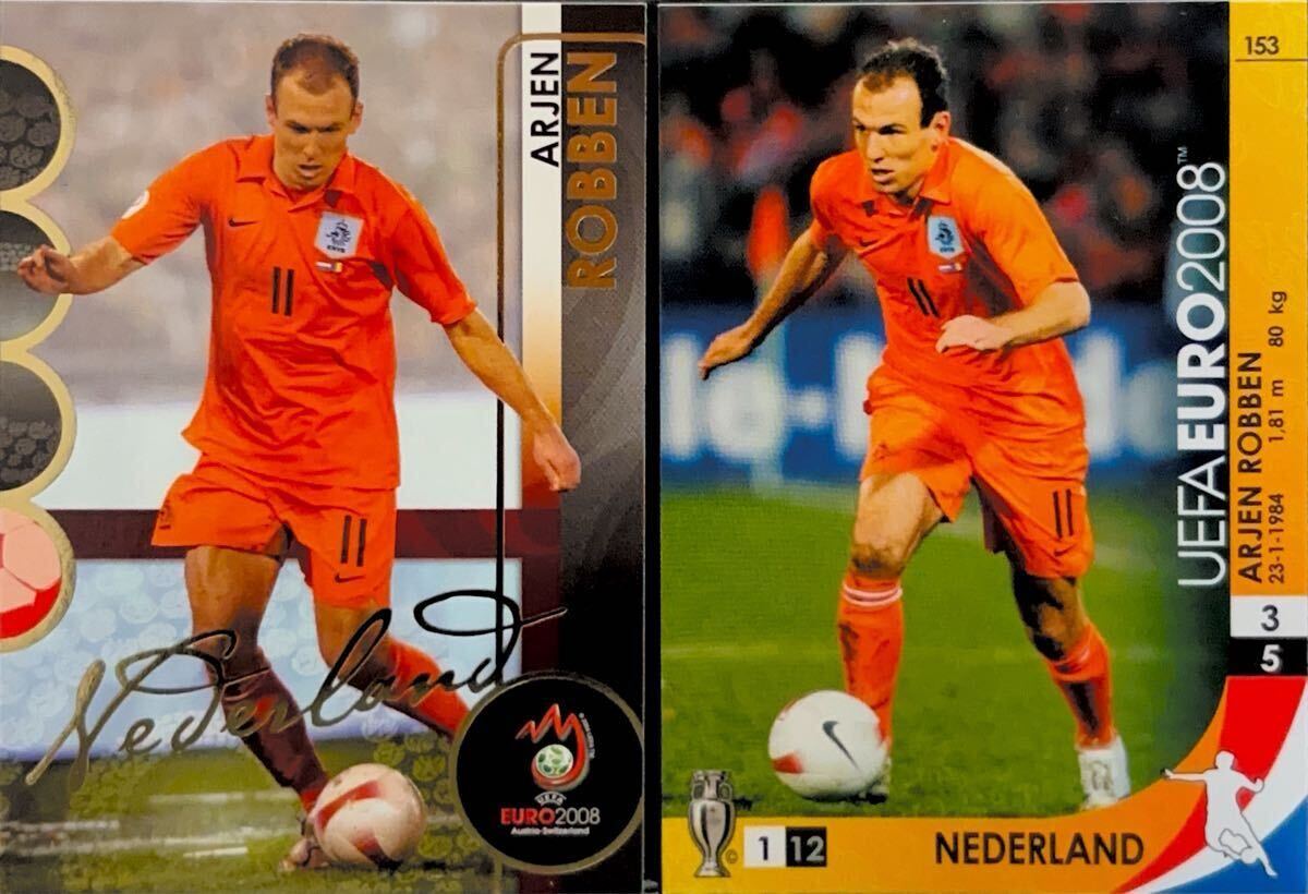 PANINI EURO 2008 NO.153 Golden Card NO.122 Arjen Robben 2枚_画像1