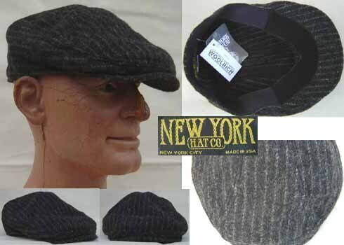 ニューヨークハット&キャップPINSTRIPE1900ブラック新品_画像2