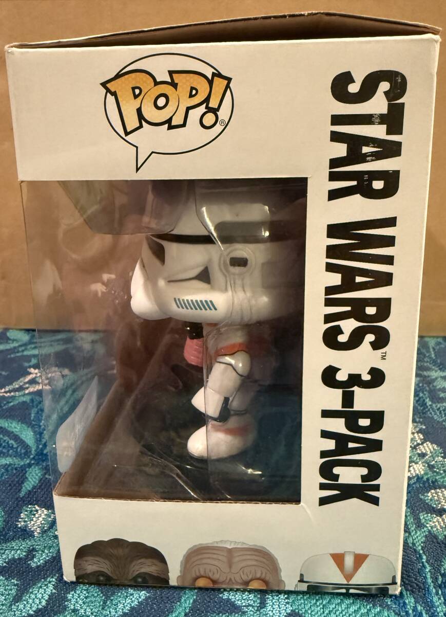 Funko★POP!★スター・ウォーズ★ターフル & エンペラー & ウータパウ・クローン・トルーパー★3体入りパック★未開封品_画像3