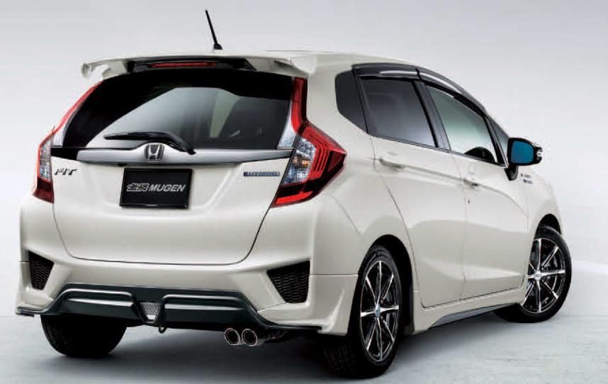 廃盤完売品 フィット 無限 リアウイング リアゲートスポイラー 未塗装 GK3 GK4 GK5 GK6 GP5 GP6 GK系FITの画像2