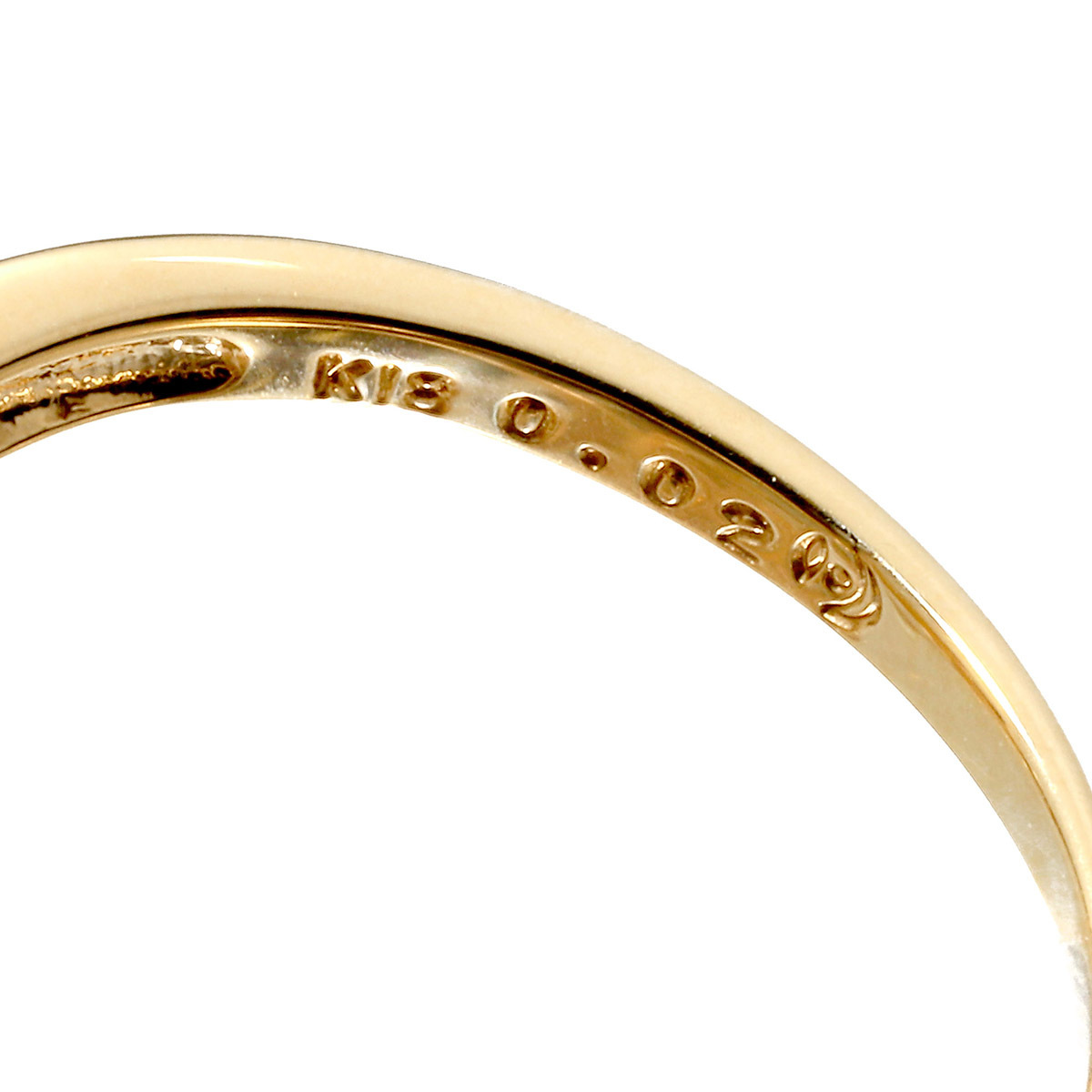 タサキ パールリング 指輪 アコヤ真珠 イエローゴールド K18YG 10号 TASAKI 中古 返品OK_画像3