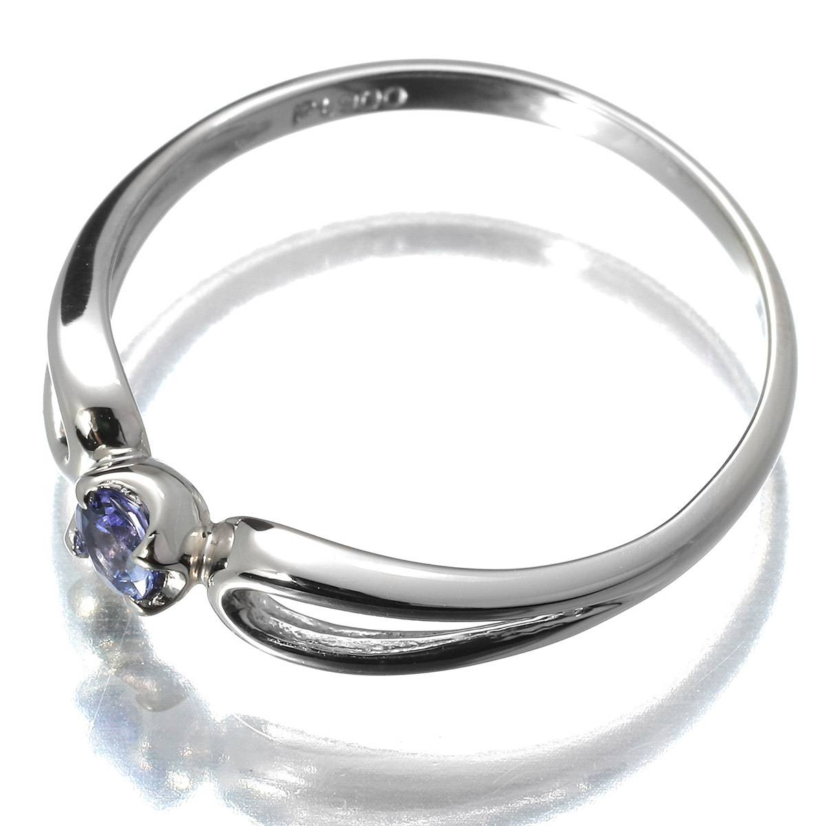 リング 指輪 タンザナイト プラチナ Pt900 11号 中古 返品OK_画像2