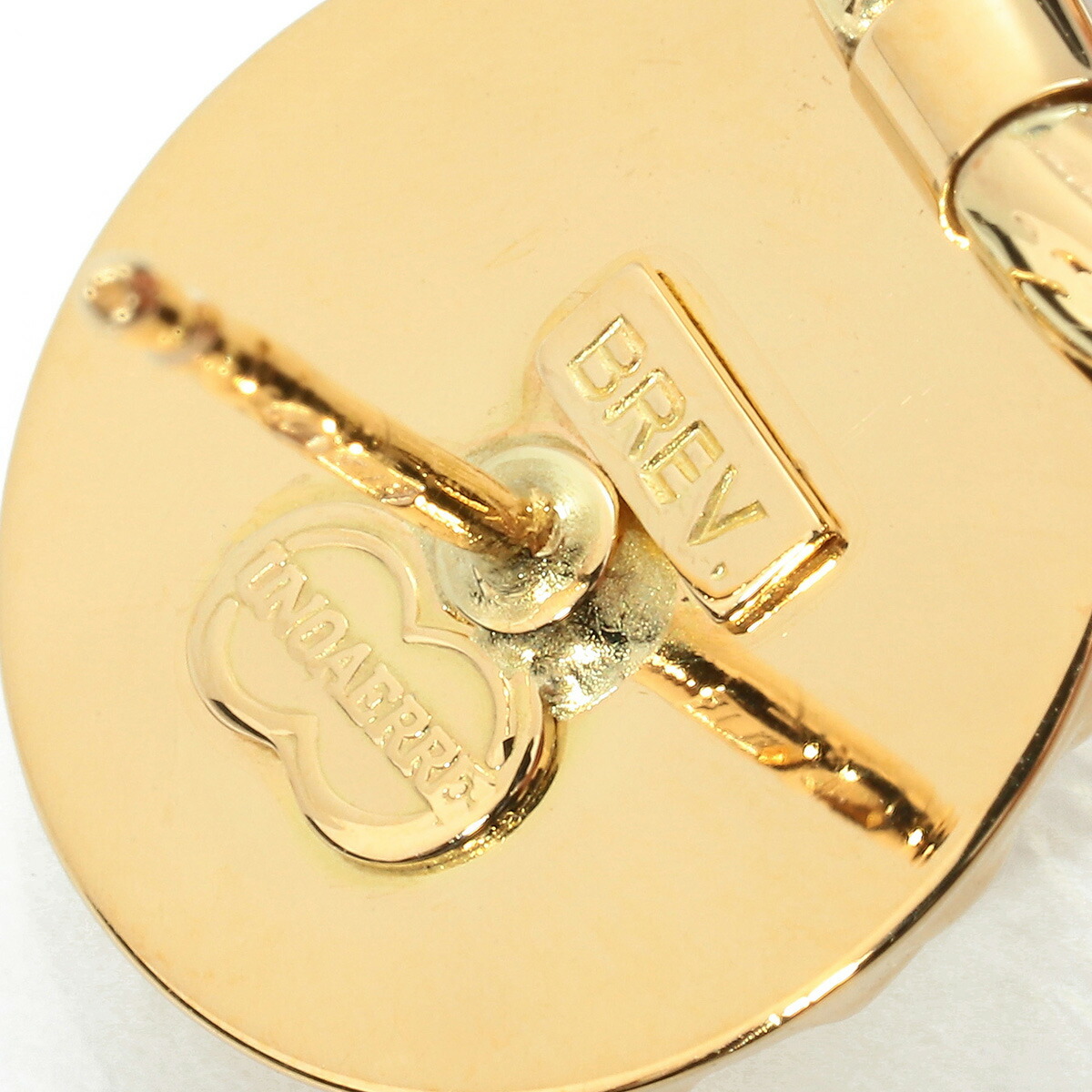 ウノアエレ ピアス イエローゴールド K18YG UNOAERRE 中古 返品OK_画像6