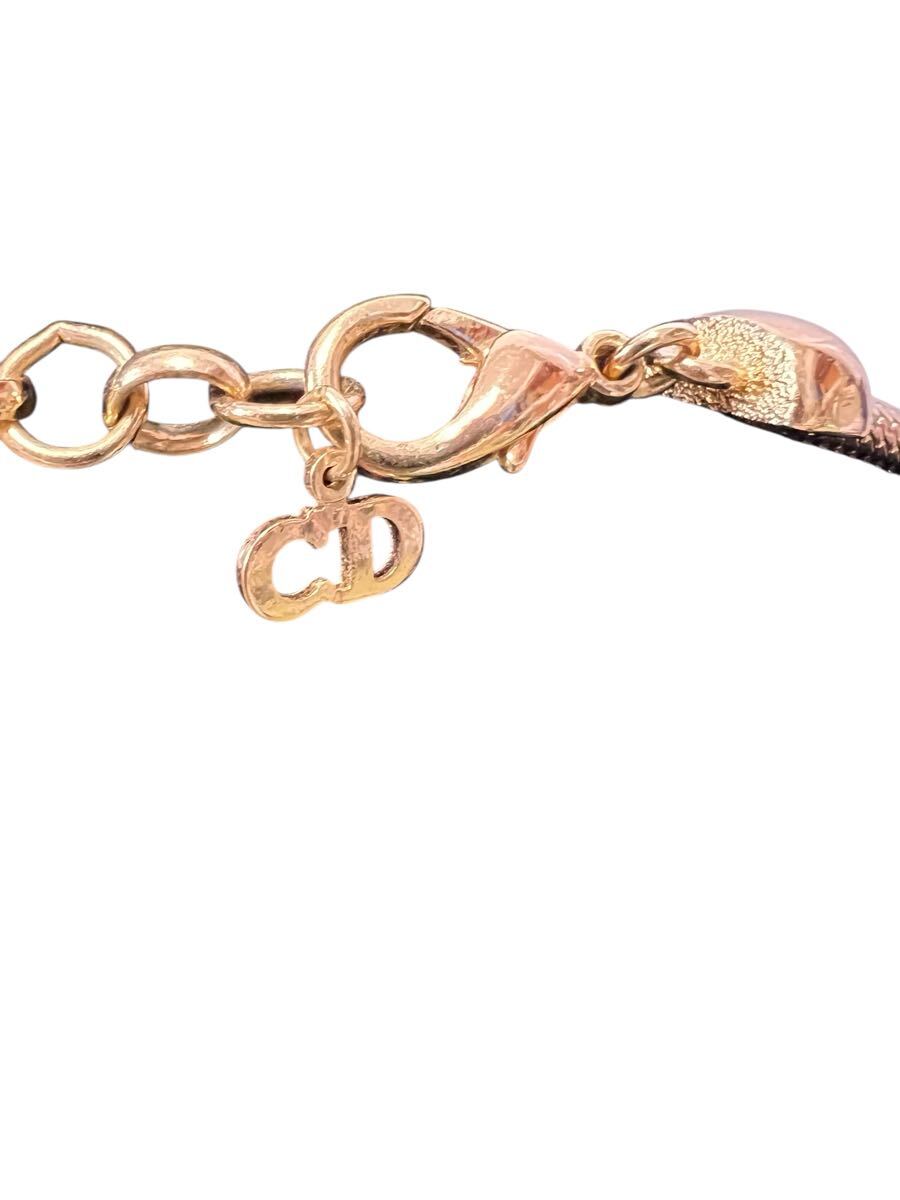 Christian Dior クリスチャンディオール チョーカー ネックレス ゴールドカラー ヴィンテージ_画像4