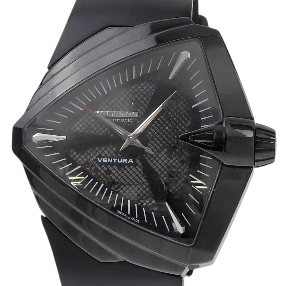 ■ 1円 ～ 中古 限定 参定15.1万■ ハミルトン HAMILTON ■ ベンチュラ XXL オート エルヴィス 生誕 75周年 H246150 ■箱説 三角 H24615331_画像1