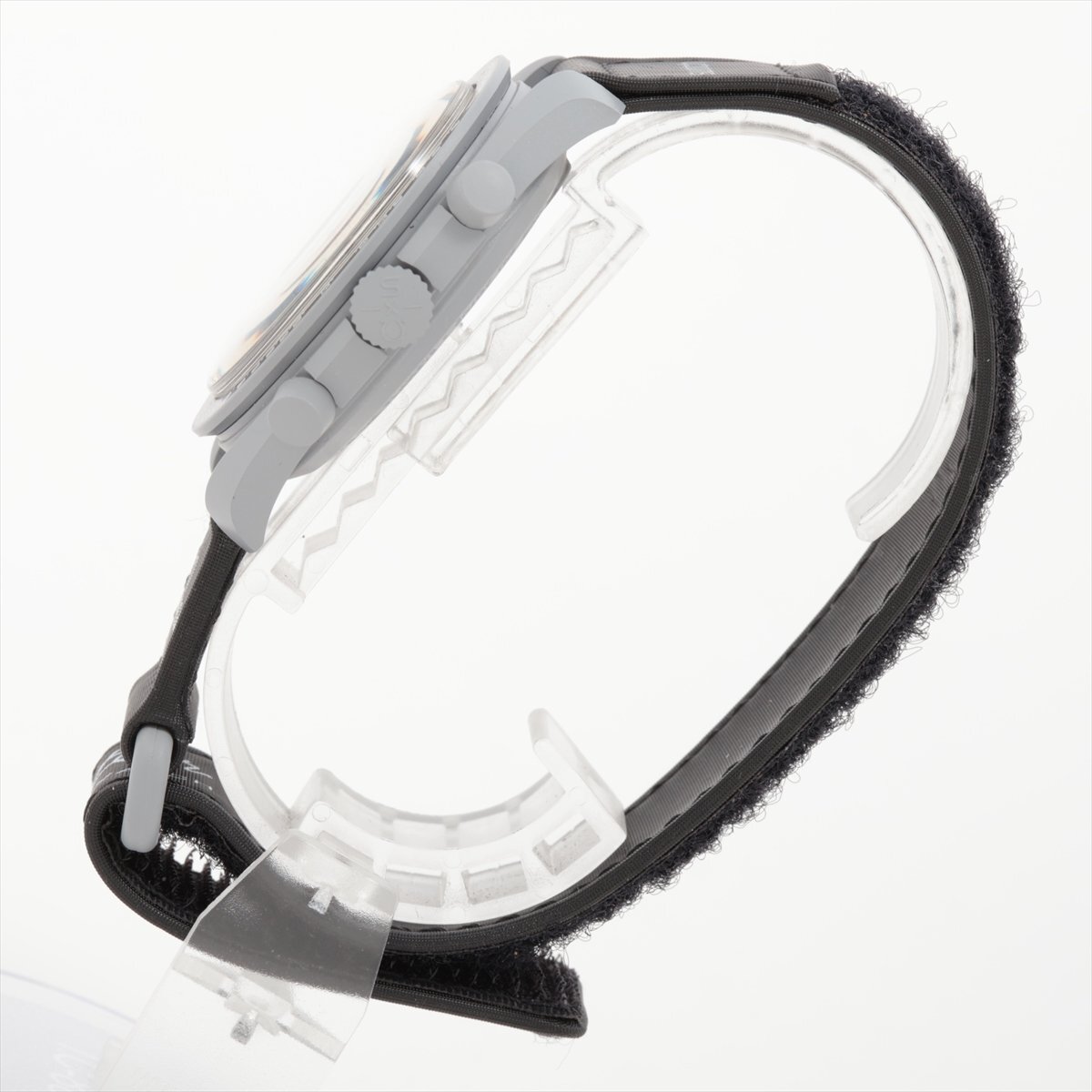 ■ 1円 ～ 正規 中古 美品 ■ オメガ × スウォッチ OMEGA × swatch ミッション トゥ ザ ムーン ■ グレー ムーンスウォッチ 中古 メンズ_画像2