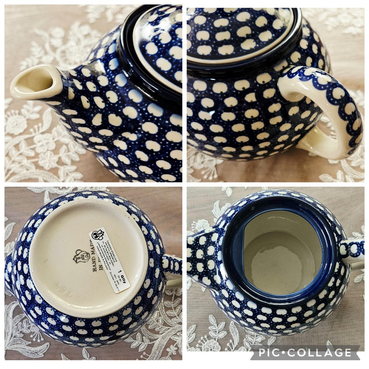 ツェラミカ ドヌーブ ティーポット 小判型ボウル オーバルボウル 新品_画像3