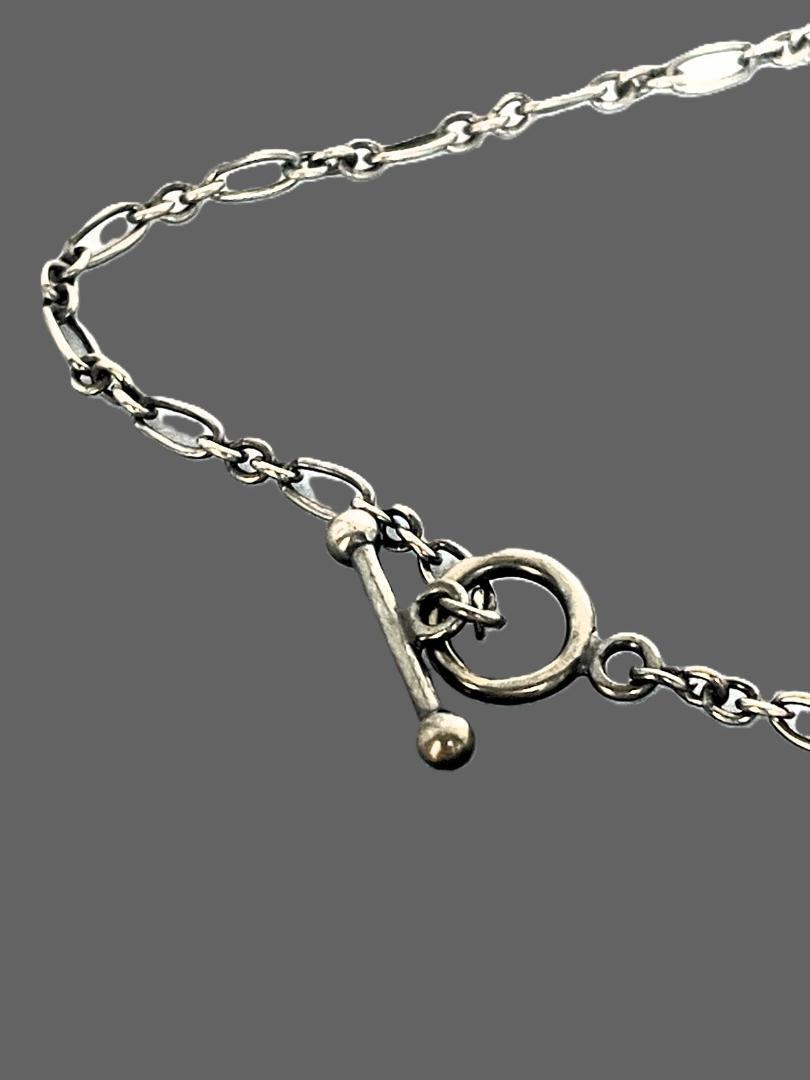 GEORG JENSEN 2002 レッドフラワーネックレス ガーネット_画像8