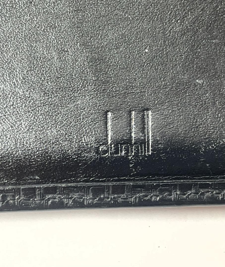 dunhill ダンヒル 長財布 折り財布 エンボス マイクロディーエイト_画像5