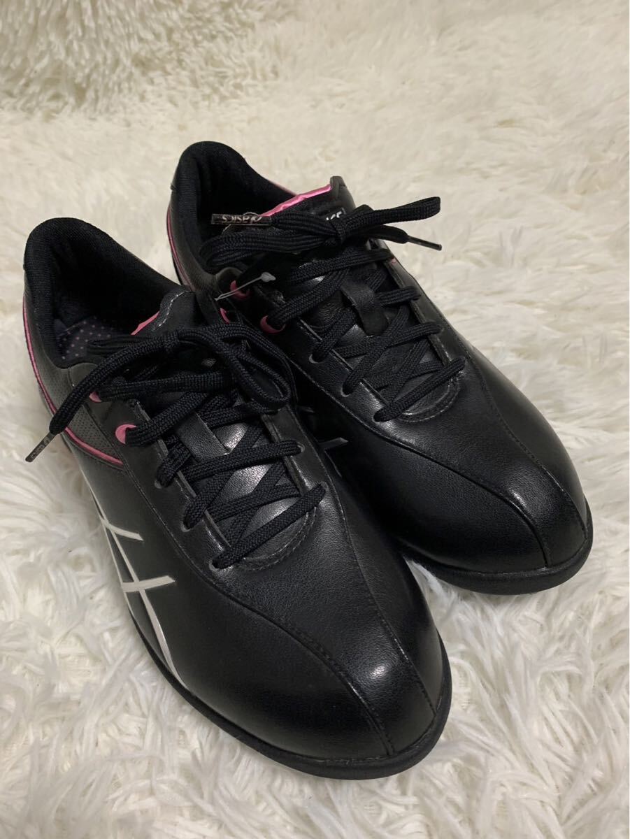 未使用！asics アシックス GOLF ゴルフシューズ　レディース　TGN904 23㎝_画像2
