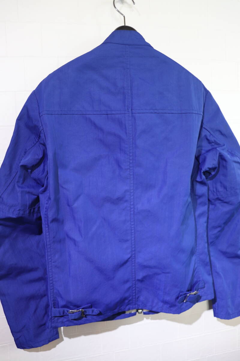 07SS 即決 JUNYA WATANABE MAN COMME des GARCONS ジュンヤワタナベ コムデギャルソン シワ加工 硬質ナイロン ハの字ライダースジャケット_画像6