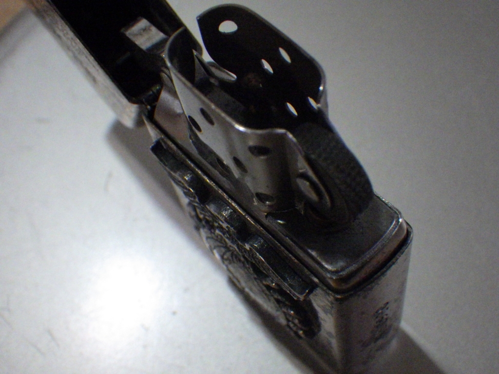 中古品★ZIPPO ジッポ★SHOCKER 仮面ライダー ショッカー 石森プロ XII 1996 火花確認済_画像6