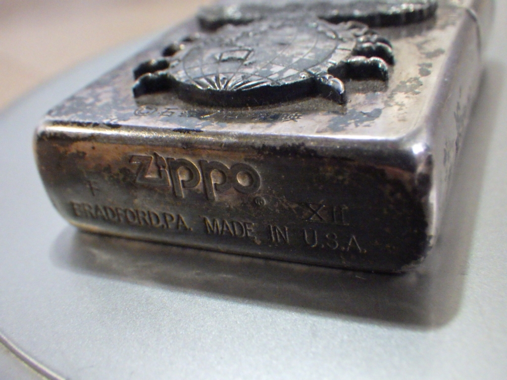 中古品★ZIPPO ジッポ★SHOCKER 仮面ライダー ショッカー 石森プロ XII 1996 火花確認済_画像5