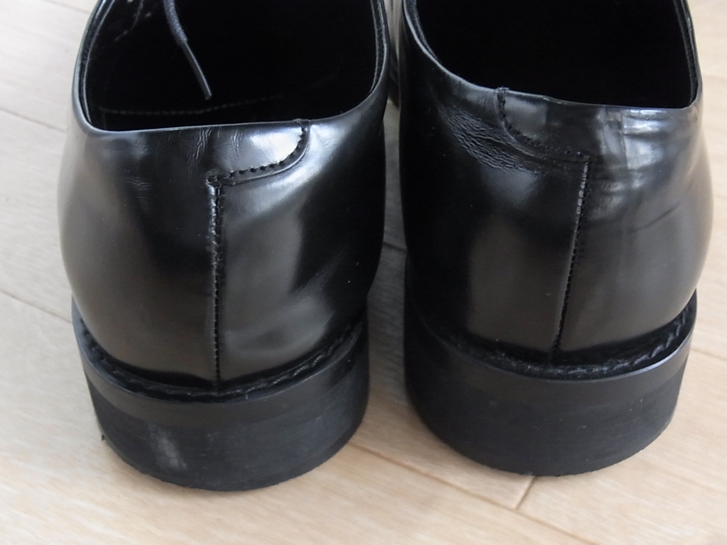 MA-JI MASATOMO BLACK LABEL 3ホールビジネスシューズ ブラック レザー サイズ 25.5cmEEE_画像7