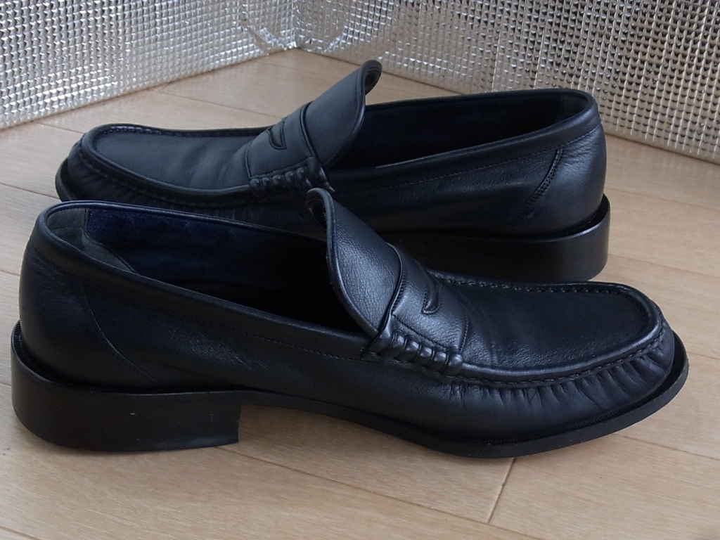 スイス製 BALLY バリー メンズ ローファー スリッポン ビジネスシューズ ブラック レザーサイズ表記 8 1/2EU 9 1/2US (27.5cm?)_画像10