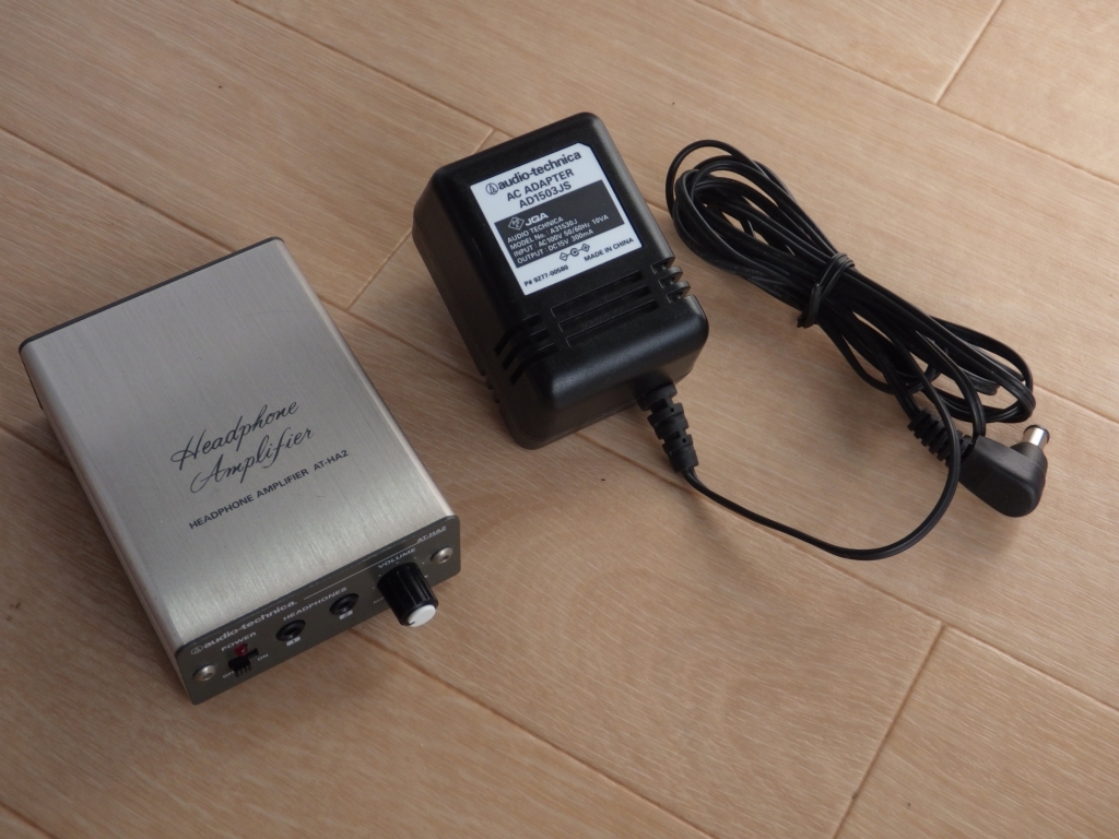 audio-technica オーディオテクニカ AT-HA2 ヘッドホンアンプ ACアダプター付 簡易動作確認済 HEADPHONE AMPLIFIER_画像1