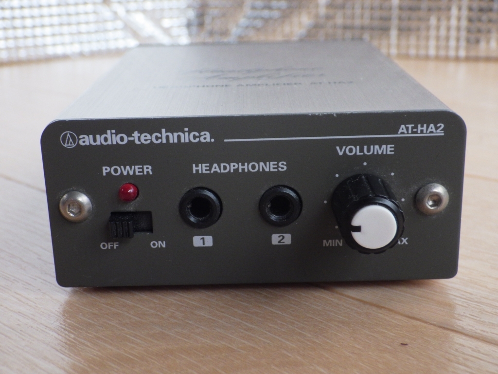 audio-technica オーディオテクニカ AT-HA2 ヘッドホンアンプ ACアダプター付 簡易動作確認済 HEADPHONE AMPLIFIER_画像2