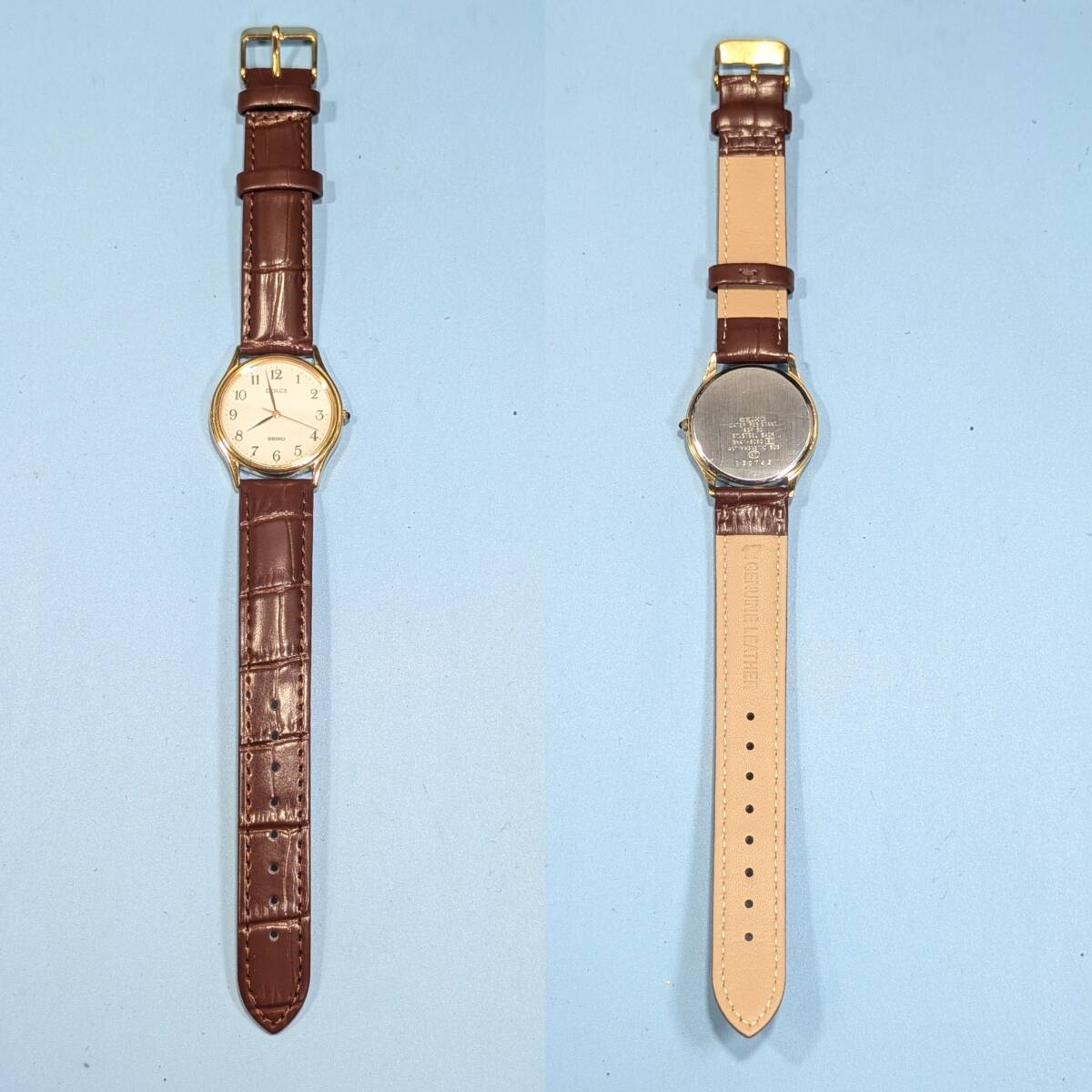 セイコー DOLCE メンズ 電池ベルト交換済み稼働品 D-11_画像8