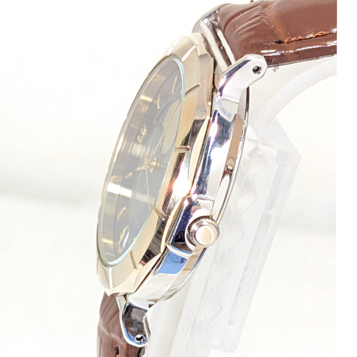 CASIO ROOKIE ムーンフェイズ メンズ 電池ベルト交換済み稼働品 D-12_画像3