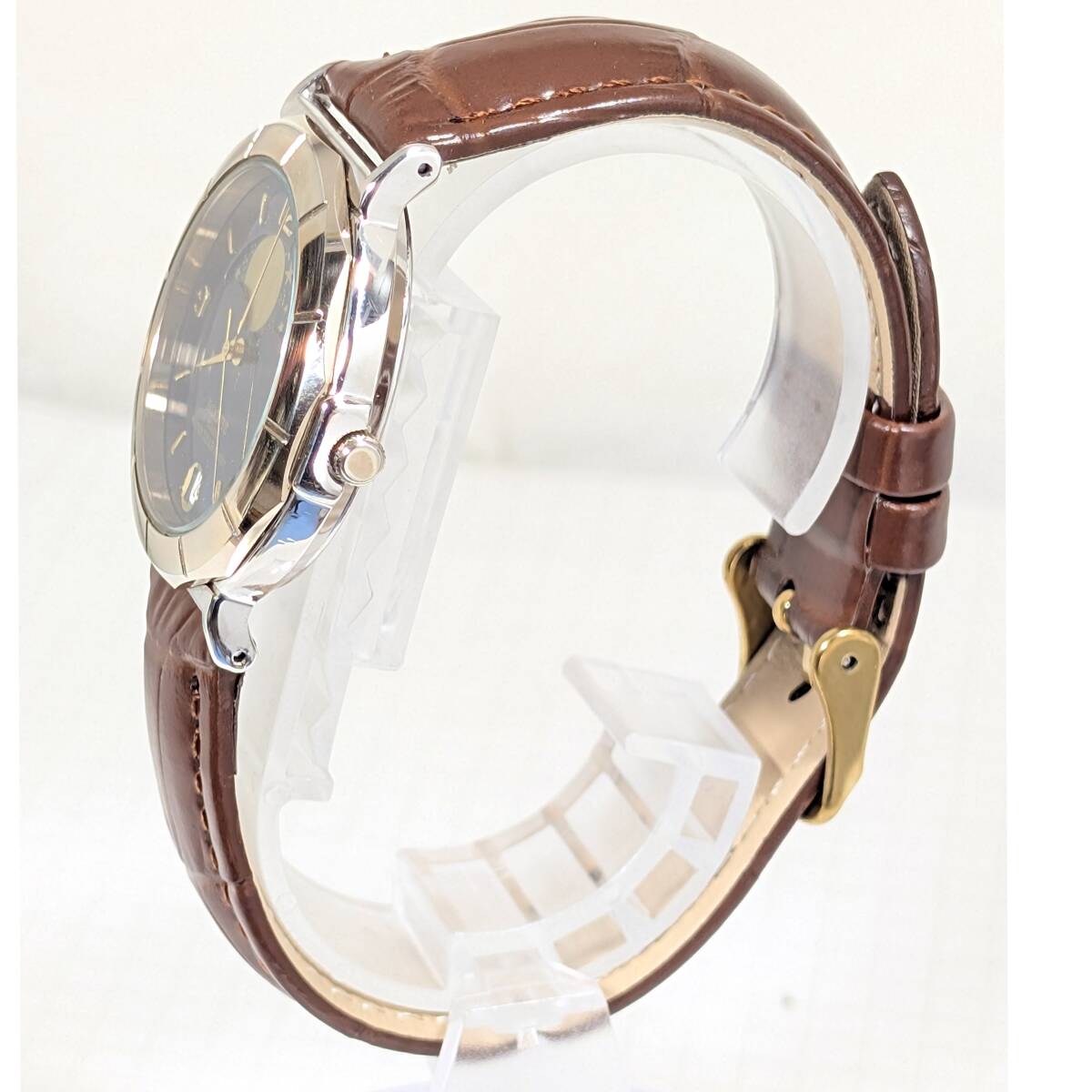 CASIO ROOKIE ムーンフェイズ メンズ 電池ベルト交換済み稼働品 D-12_画像4