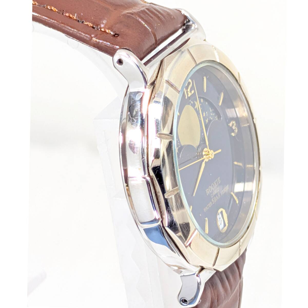 CASIO ROOKIE ムーンフェイズ メンズ 電池ベルト交換済み稼働品 D-12_画像5