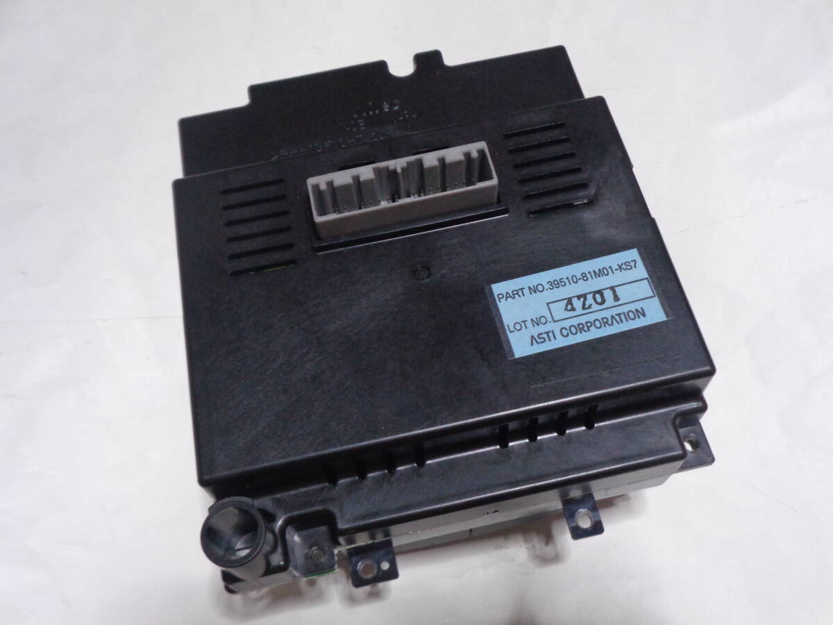 スズキ スペーシアカスタム MK32,MK42 エアコン スイッチパネル部品 (LED 打ち替え品)_画像2