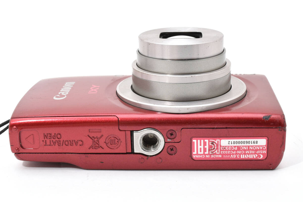 キャノン　Canon IXY 200 PC2333 レッド 《動作確認済・新品バッテリー付》＃216-A0310_画像9