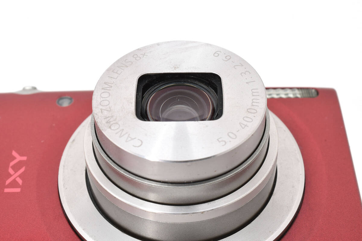 キャノン　Canon IXY 200 PC2333 レッド 《動作確認済・新品バッテリー付》＃216-A0310_画像10
