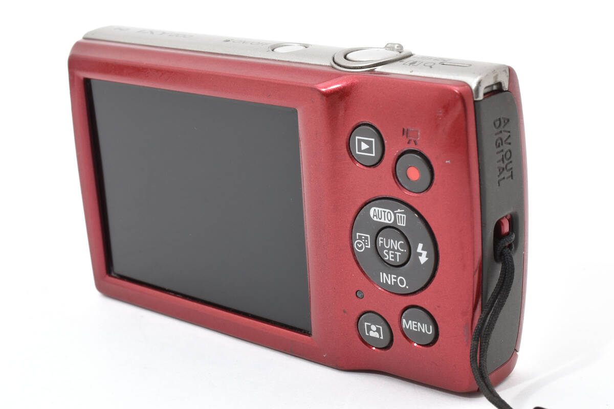 キャノン　Canon IXY 200 PC2333 レッド 《動作確認済・新品バッテリー付》＃216-A0310_画像5